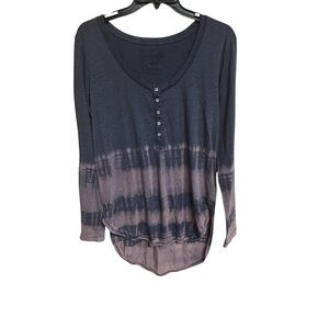 Free People, We the Free Tie Dye Long Sleeve Pullover Size Medium